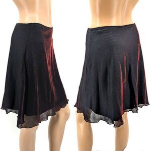 NWT Vintage 90s y2k All That Jazz Metallic Mini Skirt Whimsigoth Size M